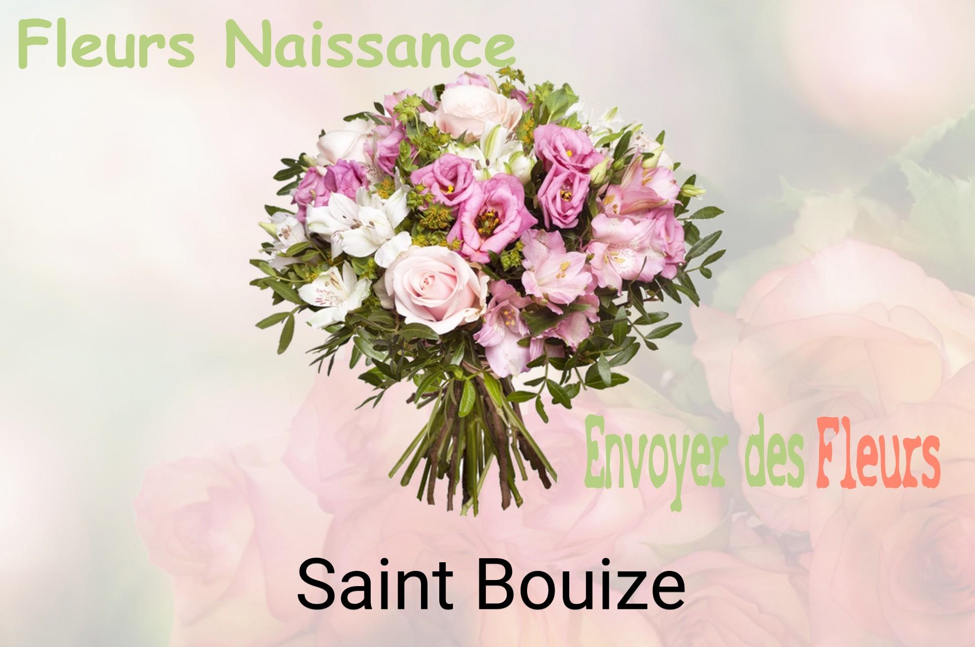 Bouquet de fleurs de naissance livré à Saint-Bouize